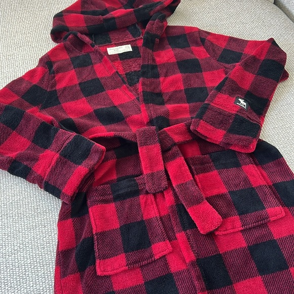 Buffalo Check hooded Robe - Picture 5 of 5